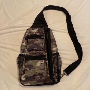 Thirty One camo sling bag